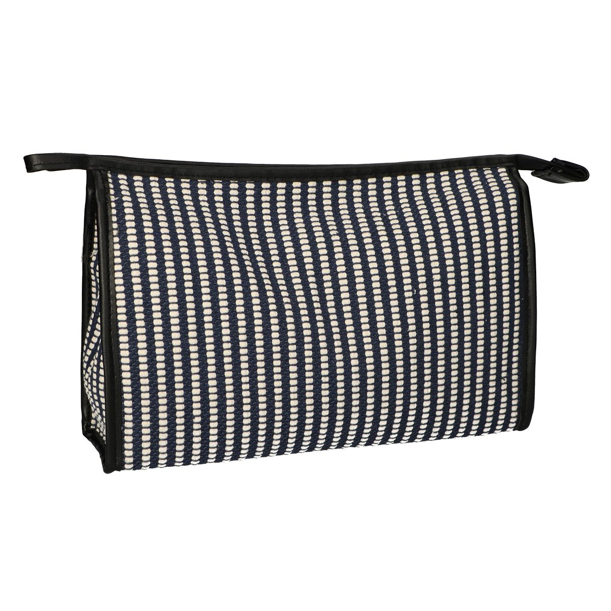 Viajero Bolsa de baño Stripe Blauw Creme 30x20cm
