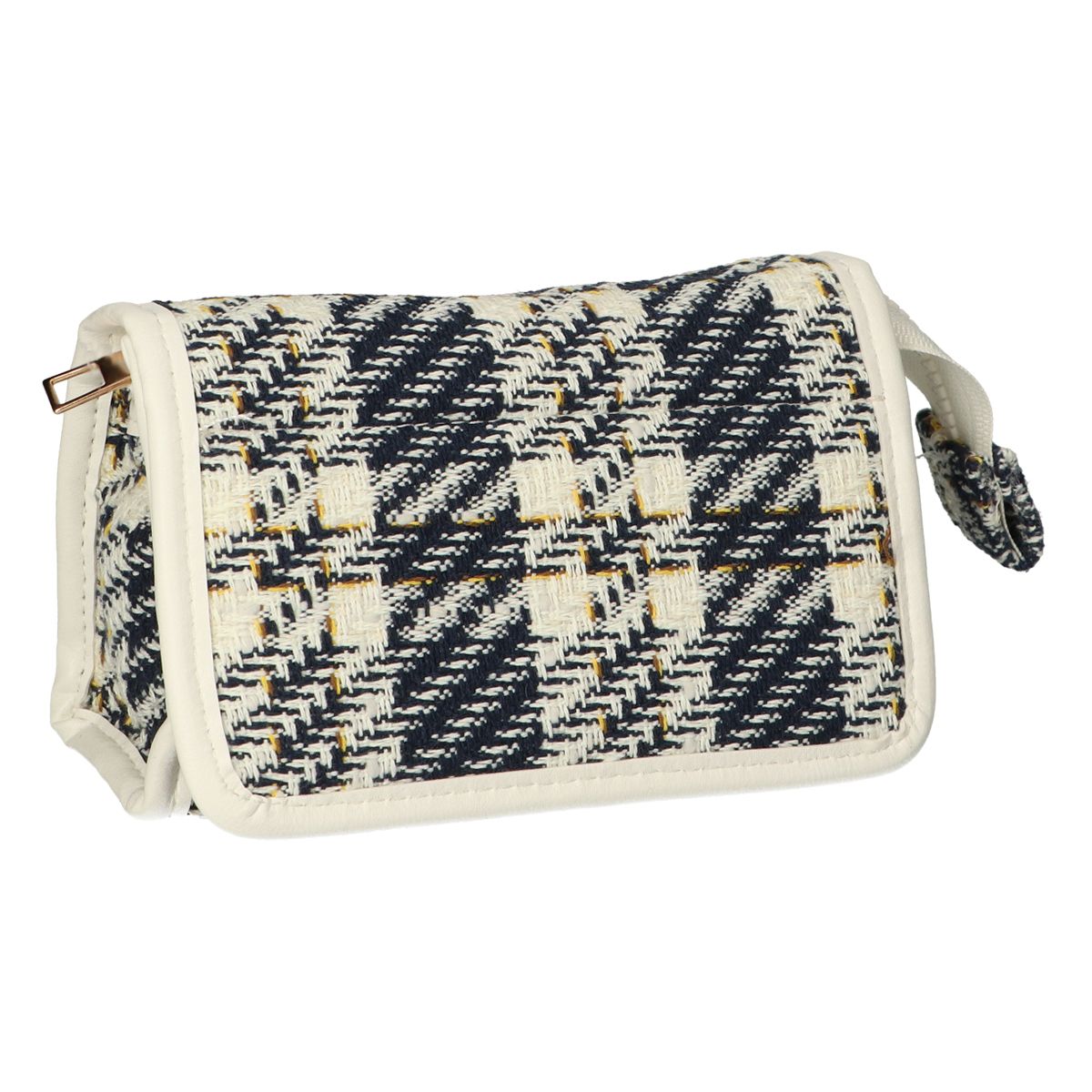 Ventana de tweed de la bolsa del espejo viajero 16.5x11cm