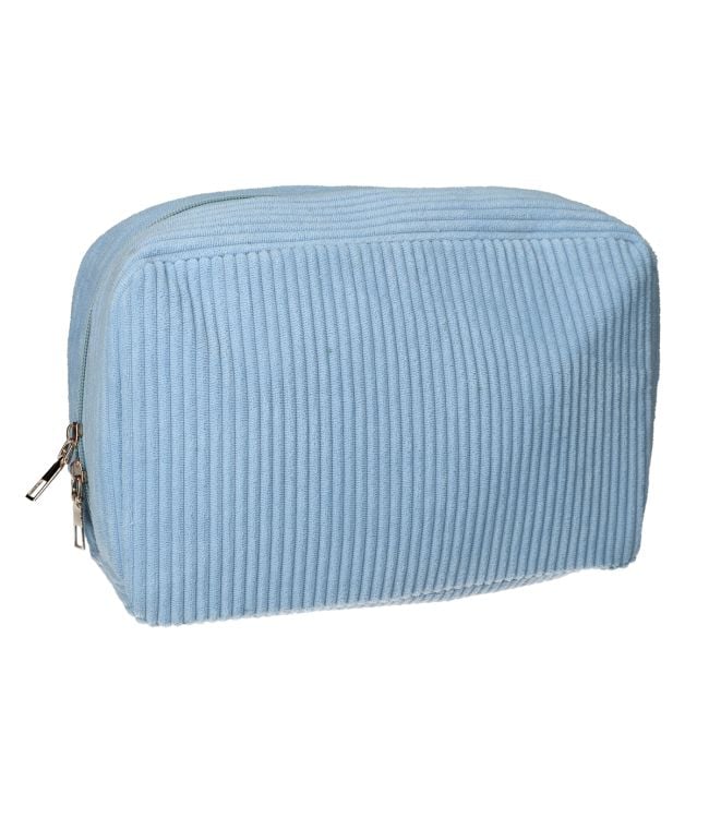 Viajero Bolsa de inodoro Fabricación azul 28x17 cm