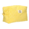 Traveller toilettas badstof sunny geel 21,5cm x 19cm