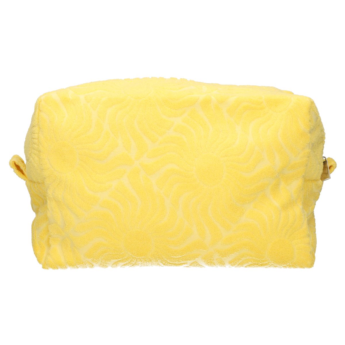 Neceser de viaje de rizo amarillo soleado 21,5 cm x 19 cm