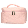 Traveller beautycase bloemen roze 24cm x 17cm