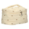 Neceser de viajero lazos beige 24cm x 17cm