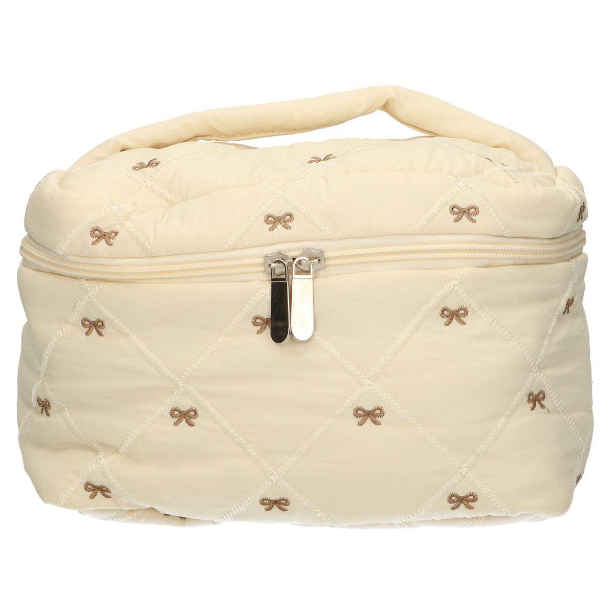 Neceser de viajero lazos beige 24cm x 17cm