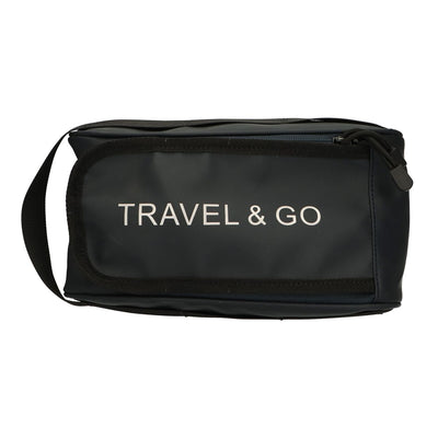 Borsa da toilette da viaggio Travel Go blu scuro 15,5 cm x 13,5 cm