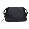 Neceser de viajero impermeable con hebilla negro azul oscuro 34cm x 21cm