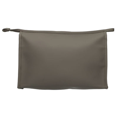 Borsa da toilette da viaggio sportiva impermeabile grigia 35 cm x 22,5 cm