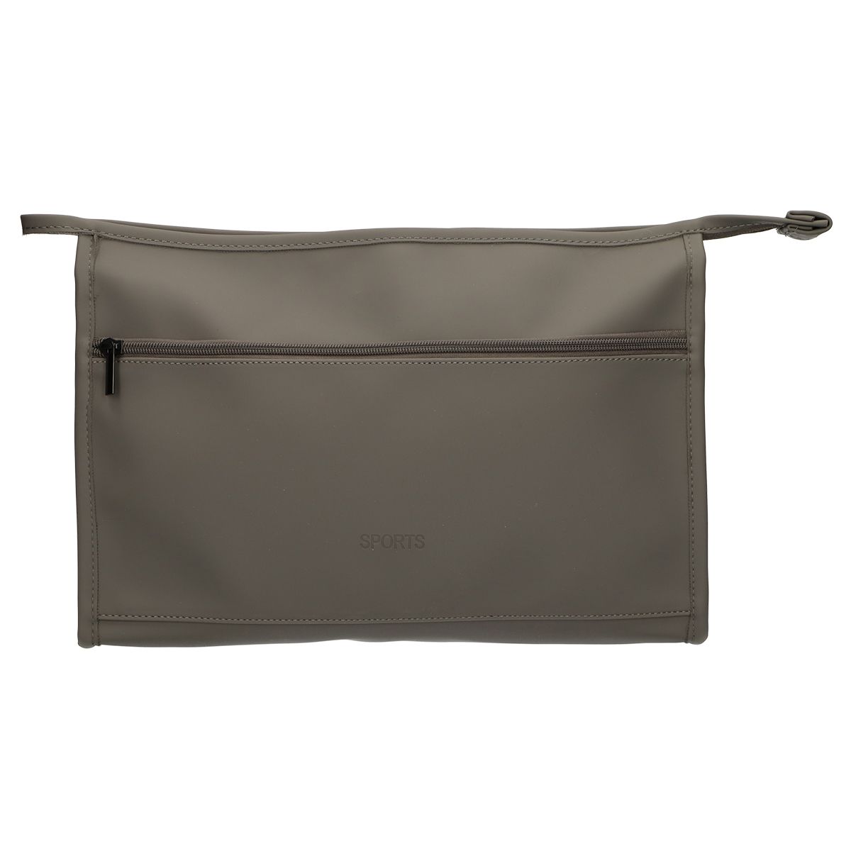 Neceser de viajero deportivo impermeable gris 35cm x 22,5cm