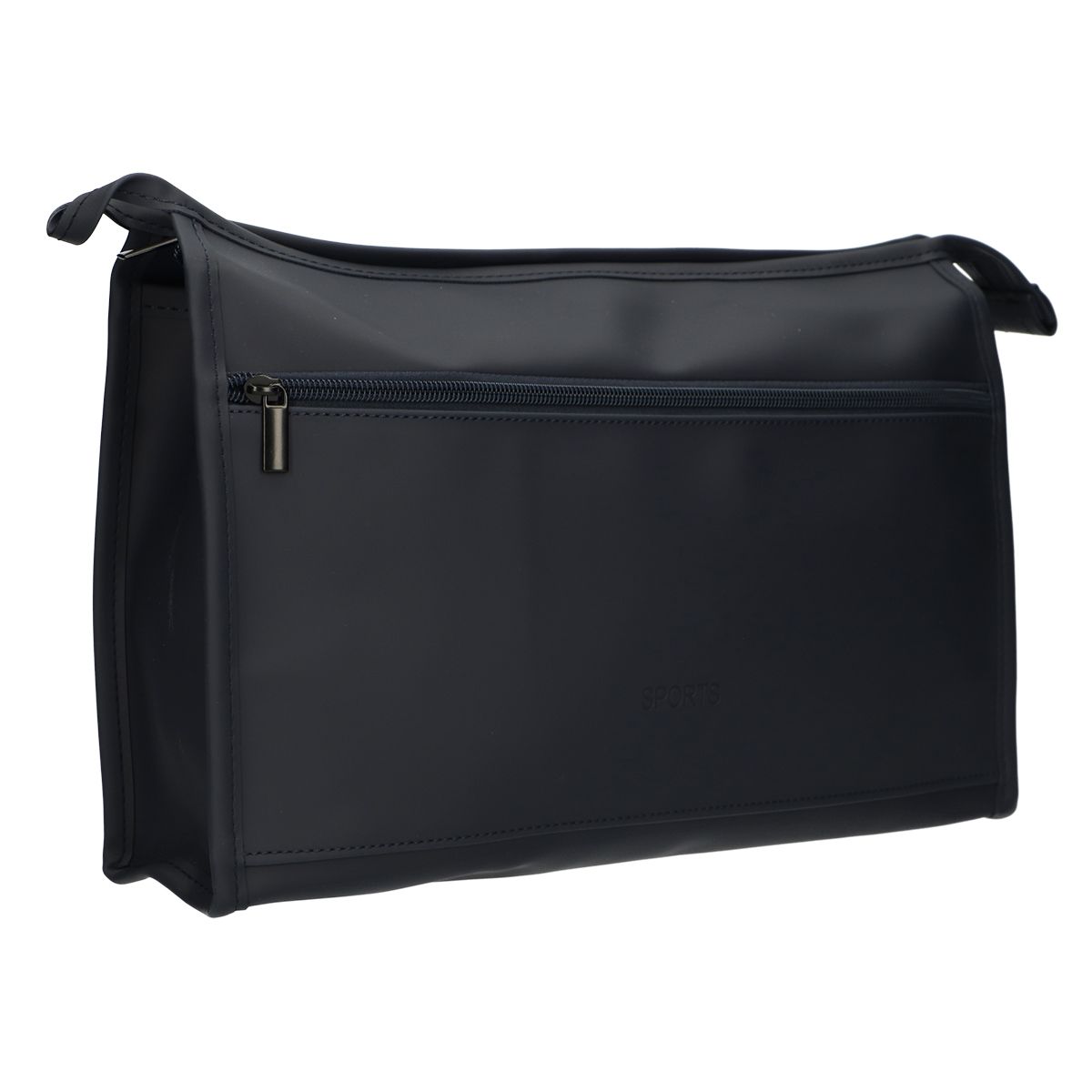Neceser de viaje deportivo impermeable azul oscuro 35cm x 22,5cm