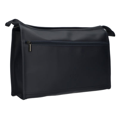 Borsa da toilette da viaggio sportiva impermeabile blu scuro 35 cm x 22,5 cm