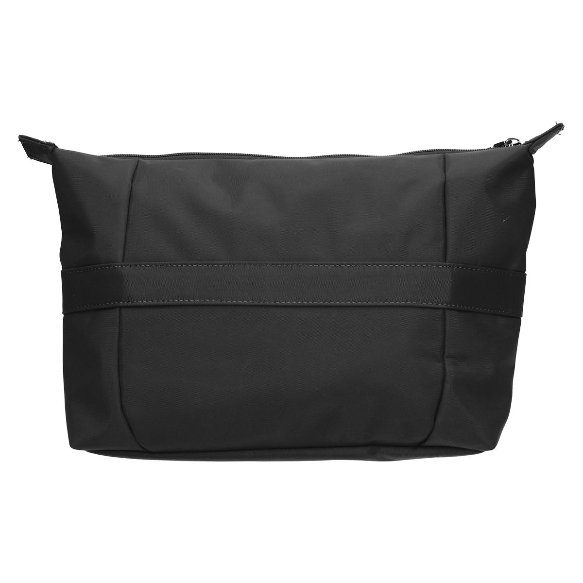Borsa da toilette da viaggio impermeabile nera 33,5 cm x 21,5 cm