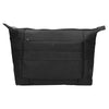 Borsa da toilette da viaggio impermeabile nera 33,5 cm x 21,5 cm