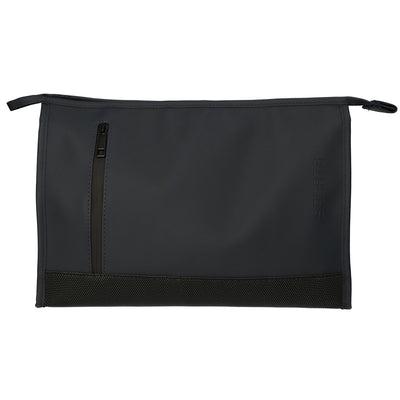 Beauty case da viaggio fondo in gomma blu scuro 30 cm x 19,5 cm