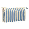 Traveller toilettas summer blauw gestreept 29cm x 19,5cm