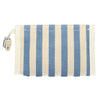 Traveller spiegeltas summer blauw gestreept 17cm x 11cm