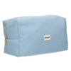 Neceser de viaje costilla impermeable azul 24,5cm x 18,5cm