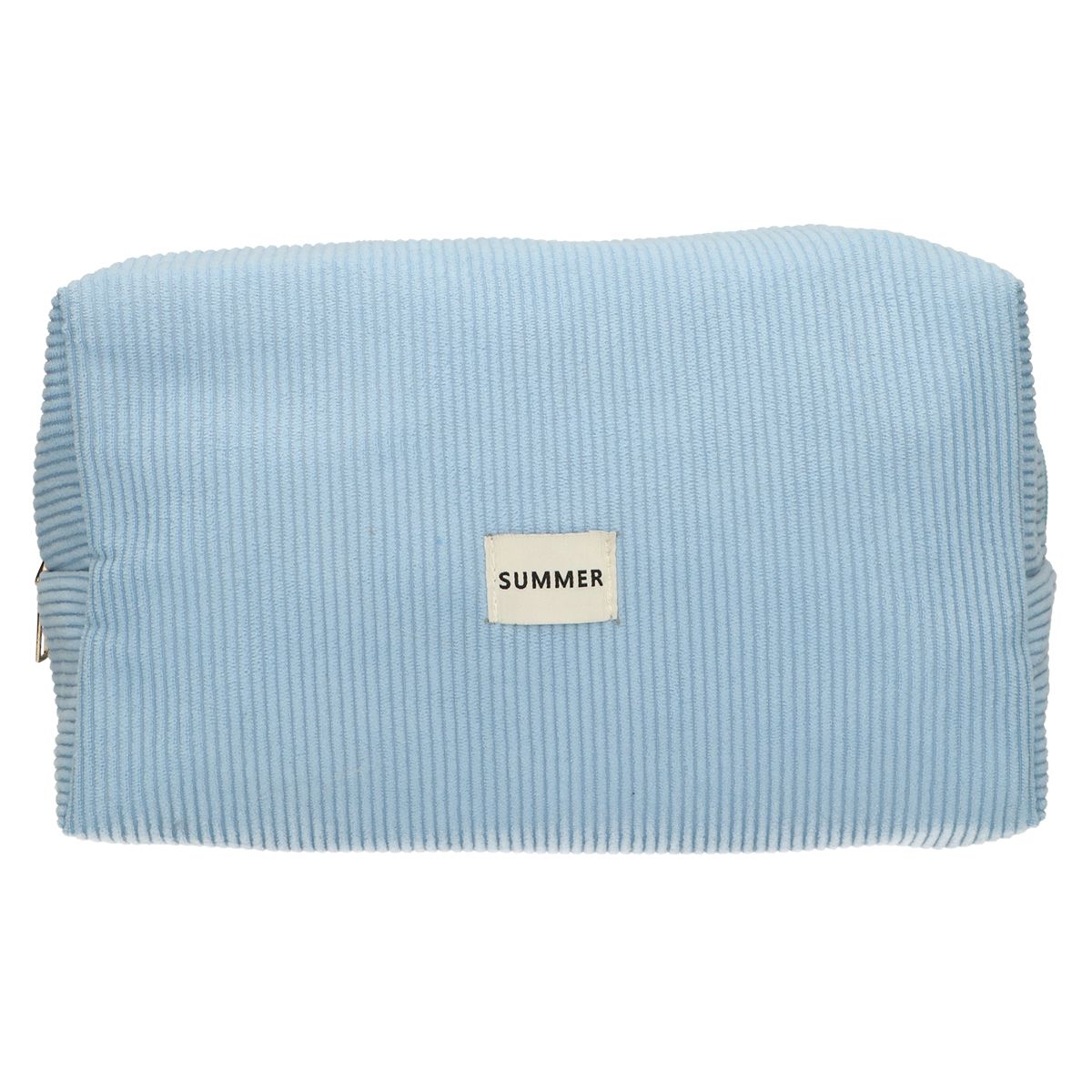 Neceser de viaje costilla impermeable azul 24,5cm x 18,5cm