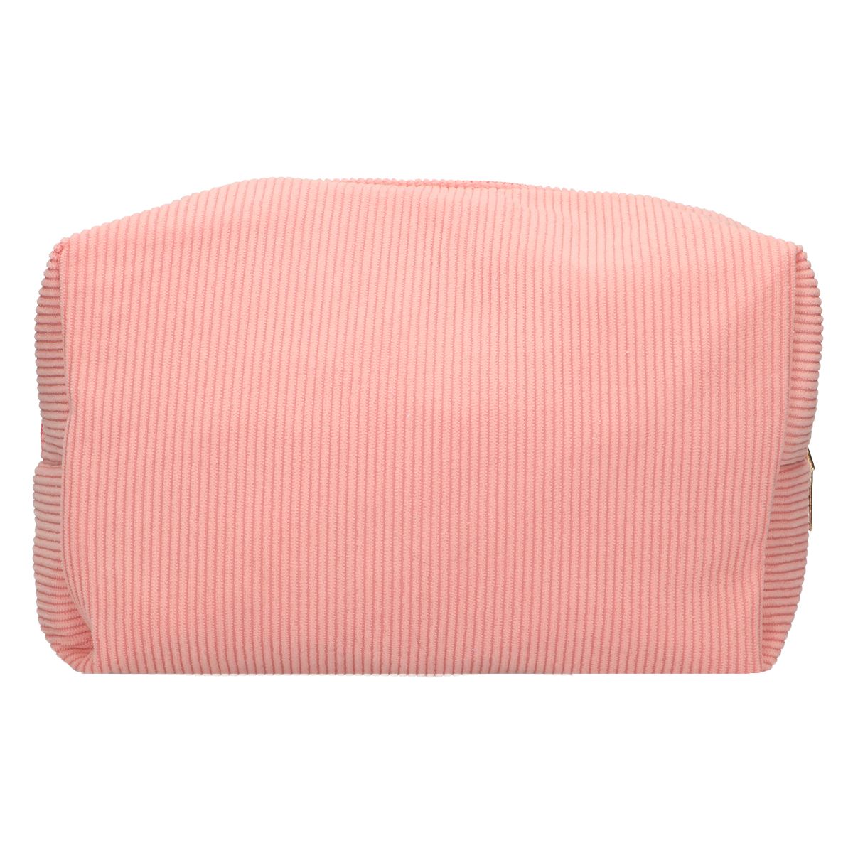 Beauty case da viaggio rib impermeabile rosa 24,5 cm x 18,5 cm