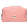 Beauty case da viaggio rib impermeabile rosa 24,5 cm x 18,5 cm