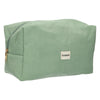 Neceser de viaje costilla impermeable verde menta 24,5cm x 18,5cm