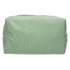 Neceser de viaje costilla impermeable verde menta 24,5cm x 18,5cm