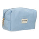Neceser de viaje costilla impermeable azul 20cm x 11,5cm
