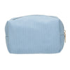 Neceser de viaje costilla impermeable azul 20cm x 11,5cm