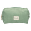 Traveller beautybag rib waterdicht mintgroen 20cm x 11,5cm