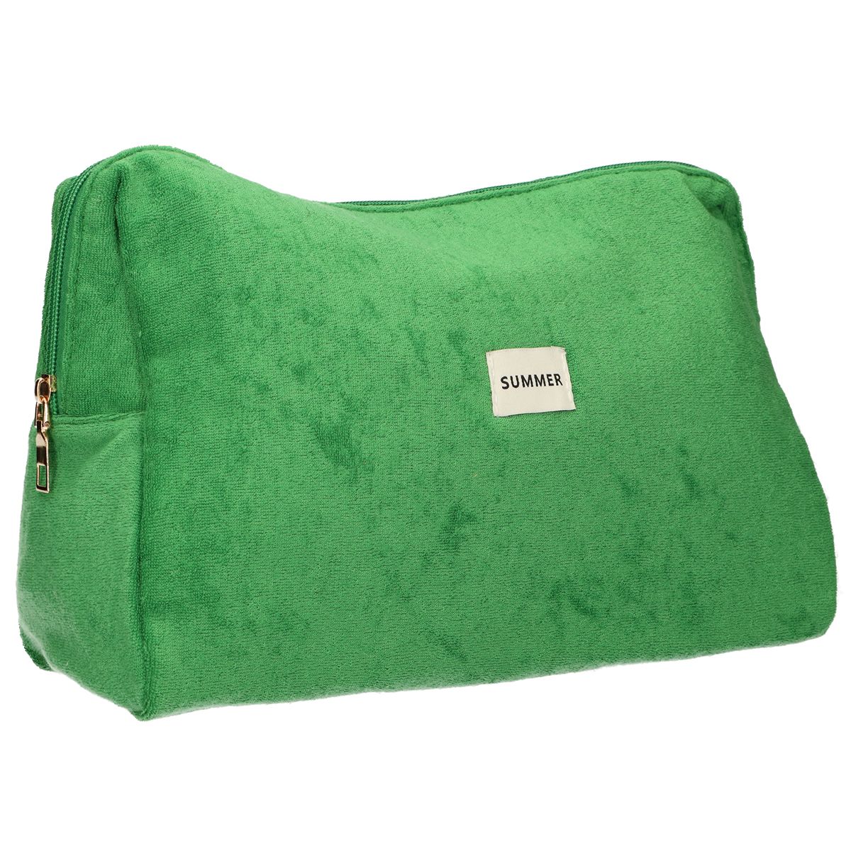 Neceser viajero rizo verde 28cm x 20cm