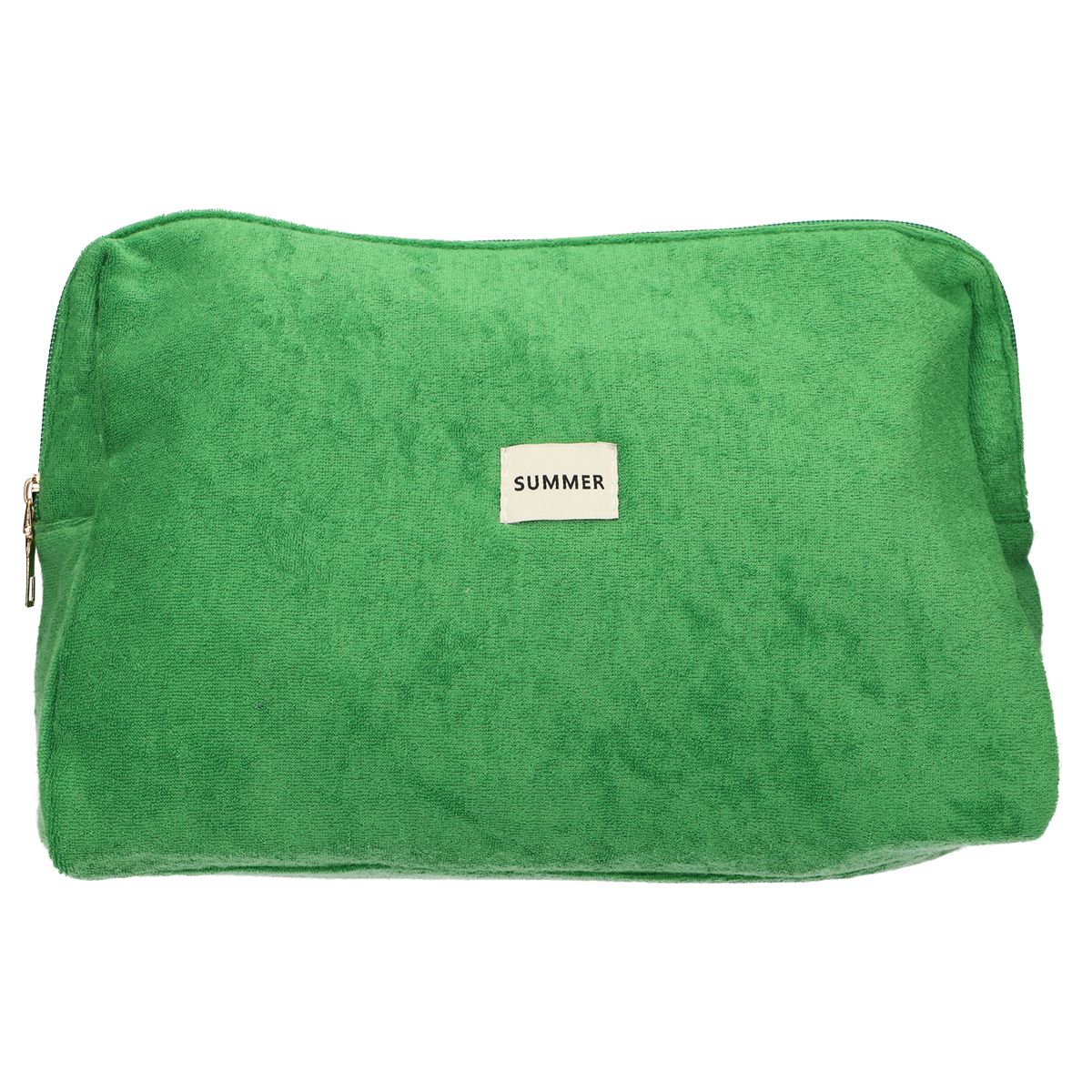 Neceser viajero rizo verde 28cm x 20cm