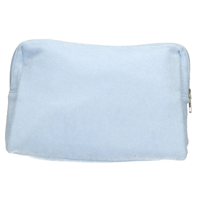 Beauty case da viaggio in spugna blu 28 cm x 20 cm