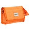 Borsa per specchio da viaggio in spugna arancione 16,5 cm x 12 cm