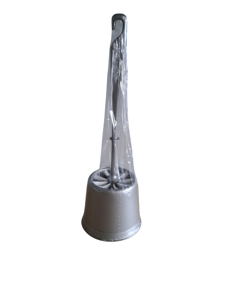 Scopino per WC con supporto grigio