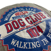 Tom co cuscino per cani club per cani rotondo 62x62x14 cm