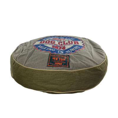 Tom co cuscino per cani club per cani rotondo 62x62x14 cm