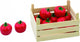 Tomates de madera Goki en caja, 10dlg.