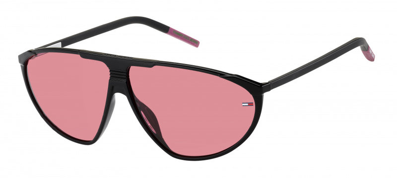 Occhiali da sole Tommy Hilfiger 0027 S UNISEX CAT.3 Nylon Black Rosa