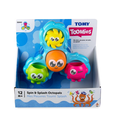 Tomy toomies giran octopales salpicados