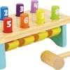 Tooky toy Houten Hamerbank 12 maanden 2-delig