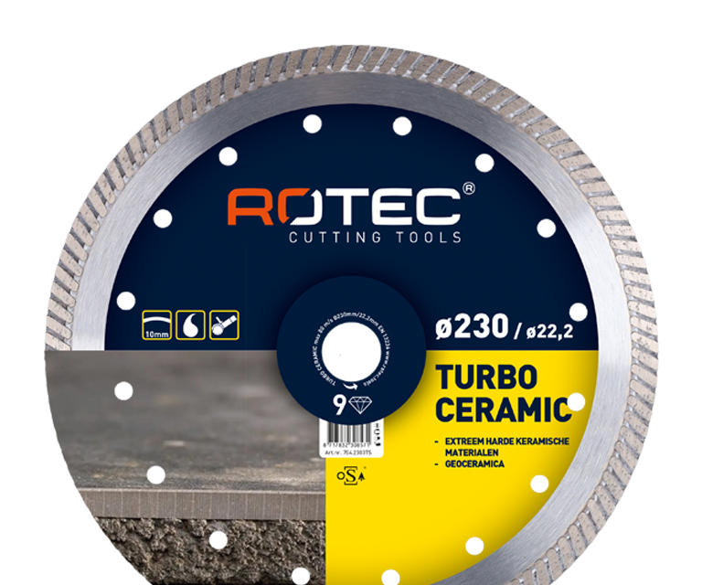 Rotec 704.2303ts turbo ceramic', ø230x22,2mm - 704.2303ts