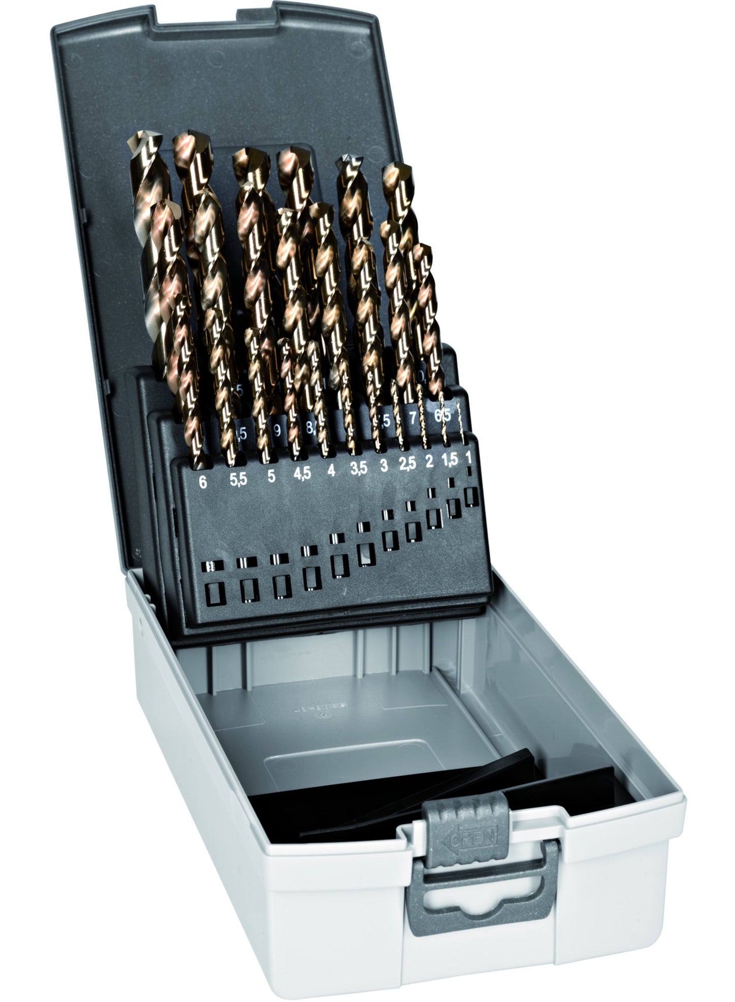 Juego de brocas Bahco hss-e | cobalto | para metal - 25 piezas - 4511-set-25