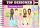 TOI-TOYS Friends Book con adesivi Top designer