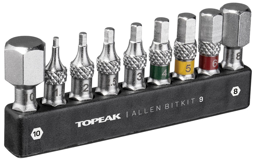 Topeak Inbus lange bit set Allen BitKit 9