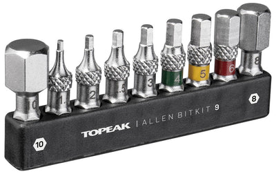 Topeak Inbus lange bit set Allen BitKit 9