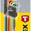 Enzo topex tx-sleutelset torx 9 delig lang - 6479045