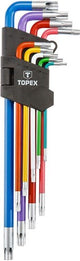 Set chiavi Topex tx torx lunghe 9 pezzi - 6479045