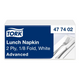 Tork lunch napkin white 33x33 2-ply 1 8 fold (200 pieces)