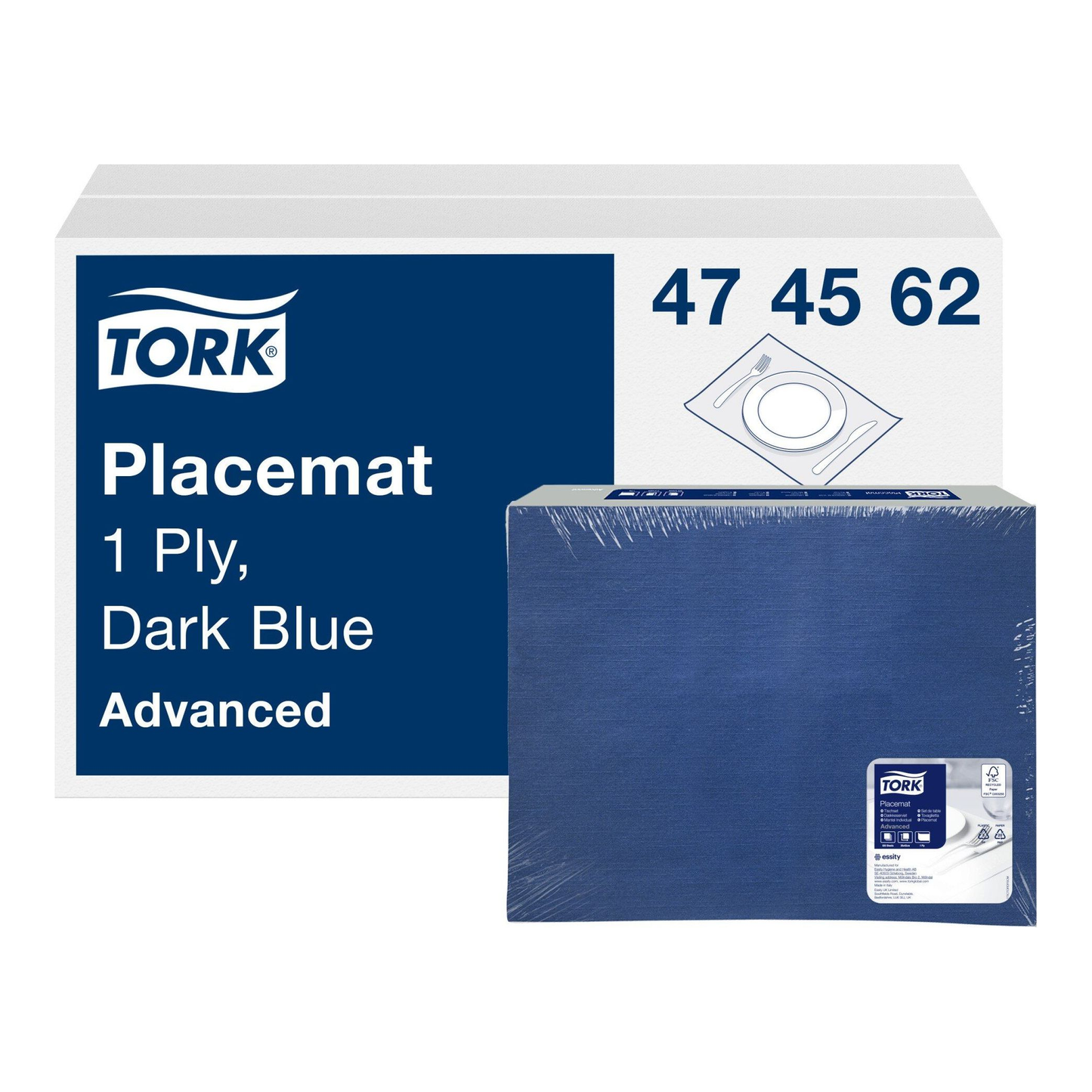 Tork placemat midnight blue (500 stuks)