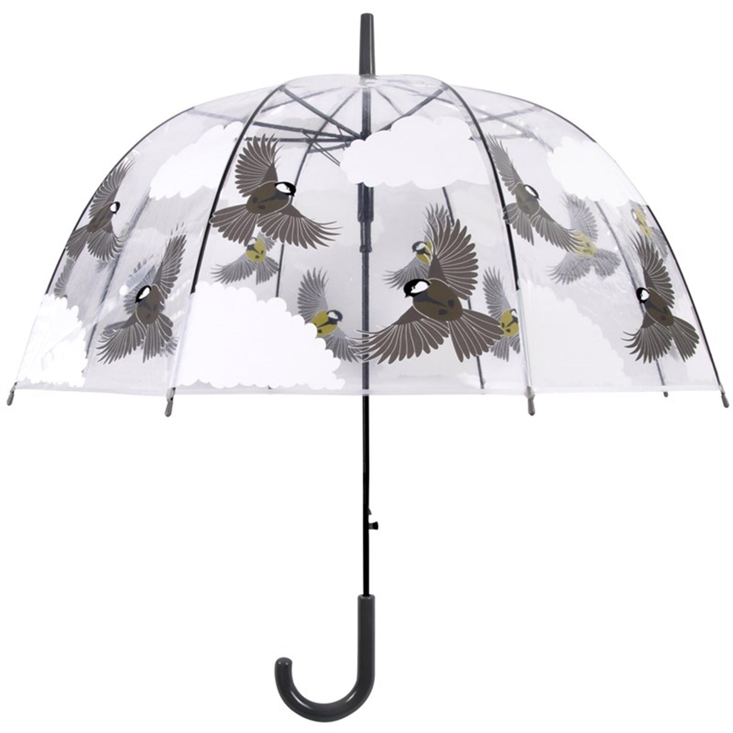 Ombrello Esschert design a 2 lati con uccello