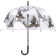 Ombrello Esschert design a 2 lati con uccello